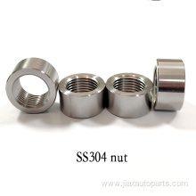 SS 304 Oxygen sensor exhaust welded nut, M18*1.5